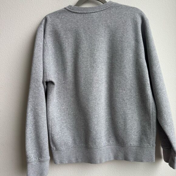 Nike Sweatshirt Small Gray Sportswear Club Fleece Pullover Crewneck BV2662-063 - Picture 6 of 10